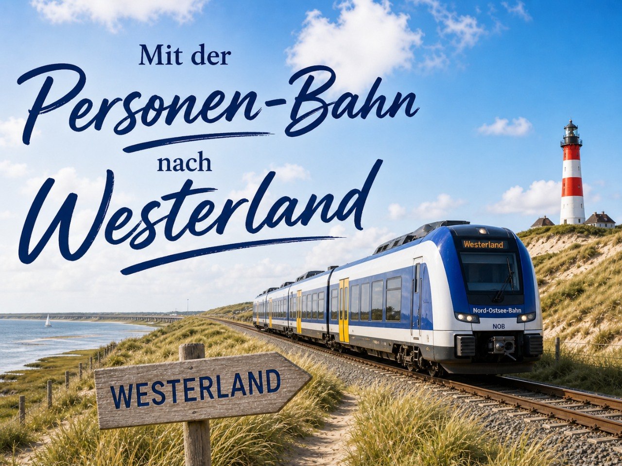 Anreise mit der Bahn nach Westerland